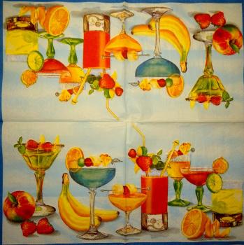 029 Cocktails - 3-ply (blue) - Ihr